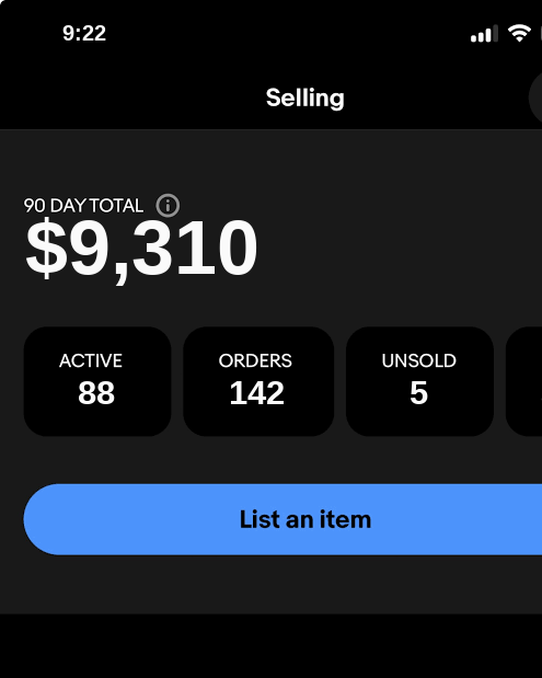 Customer seller dashboard result