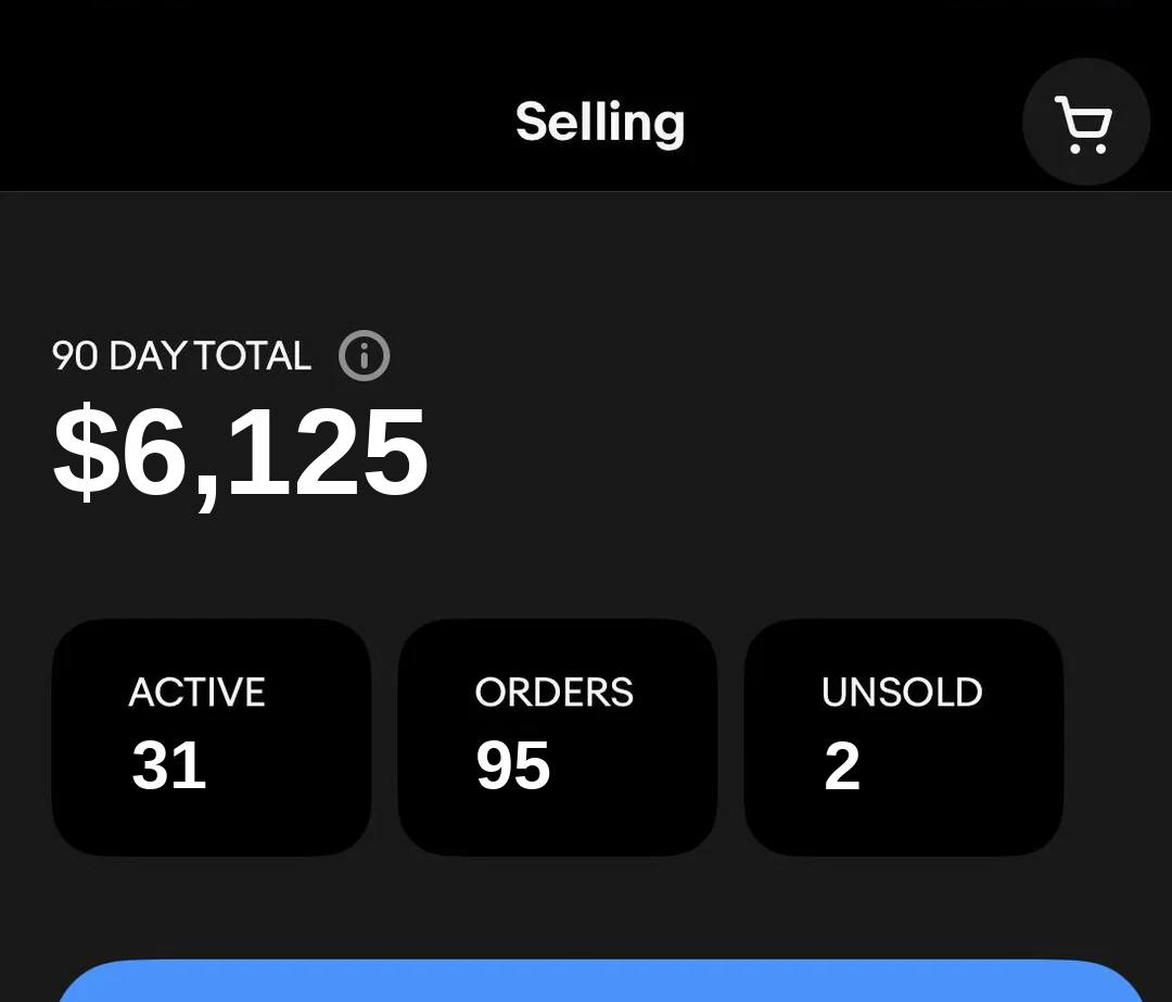 Customer seller dashboard result